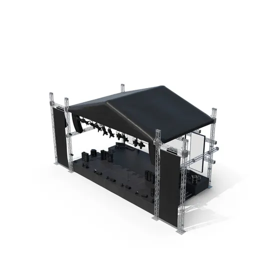 290X290mm Outdoor Aluminum Exhibition Concert Events Wedding Stage Lighting Show Speaker Arch Roof Spigot Truss