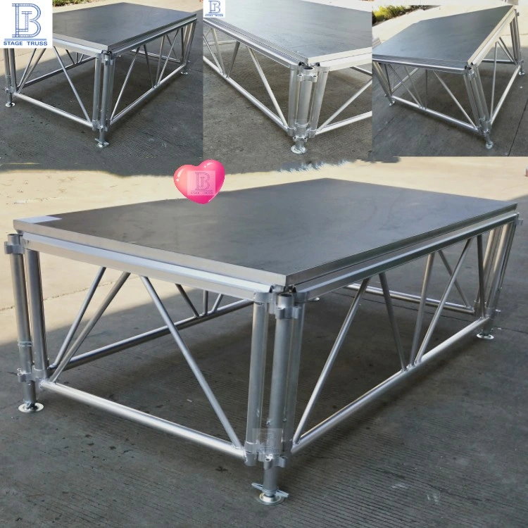 TUV Outdoor Aluminum Simple Assembly Puppet Stage Aluminum Alloy Stage Step Truss