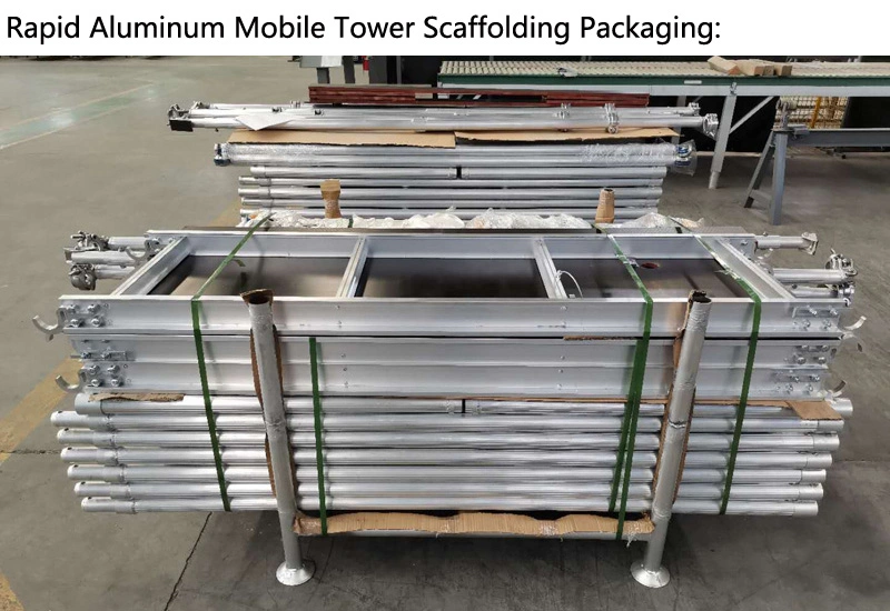 En1004 Foldable Aluminium Frame Scaffolding Alumium Mobile Scaffold Tower