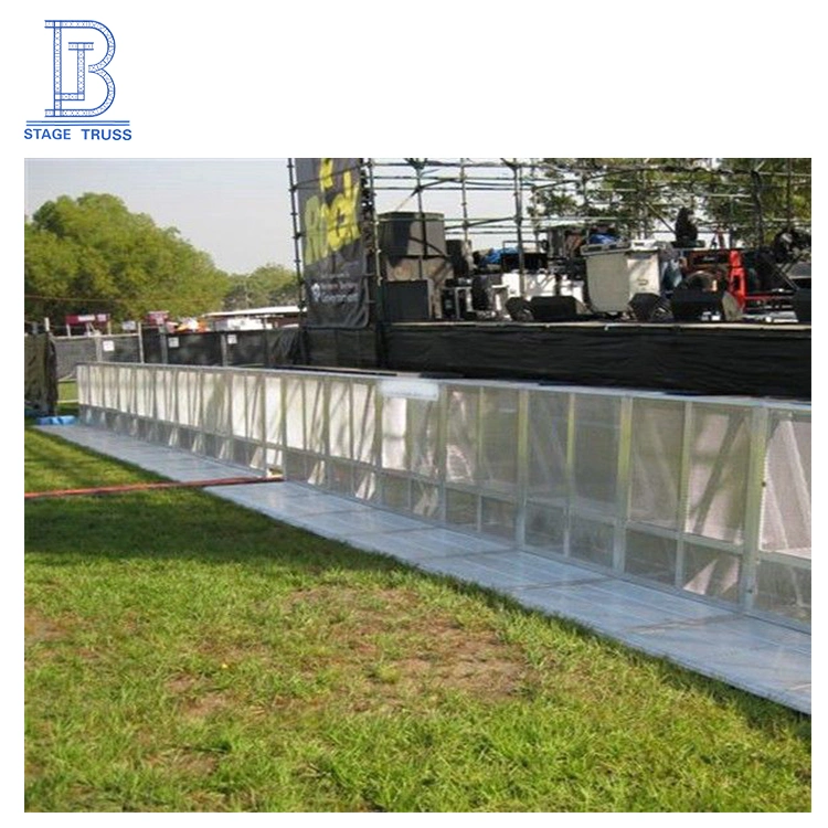 Factory Price Aluminum Stage Safety Barrier for Shows Wholesale Stage Barricade