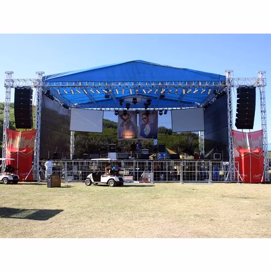 Aluminum Portable Mobile Event Lighting Truss Stage for Stage Equipment Platform