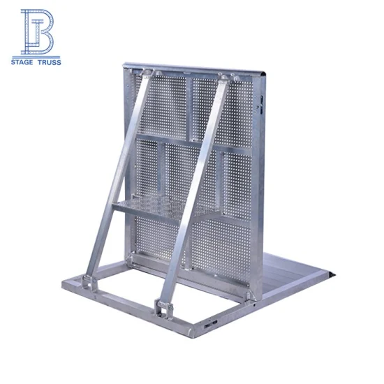 Folding Aluminum Concert Stage Crowd Control Barricade Mojo Barrier with TUV Certificated for Safety